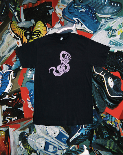 Serpent Tee - Baby Pink